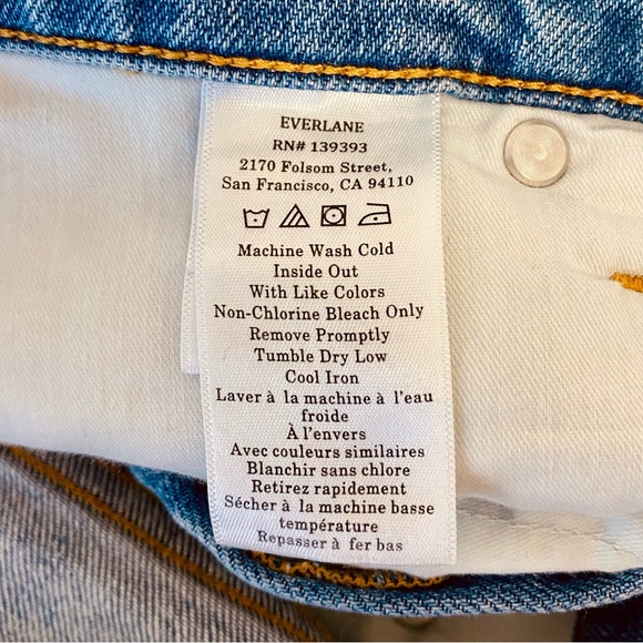EVERLANE The Original Cheeky Cropped Jean, Size 29S - Picture 9 of 11